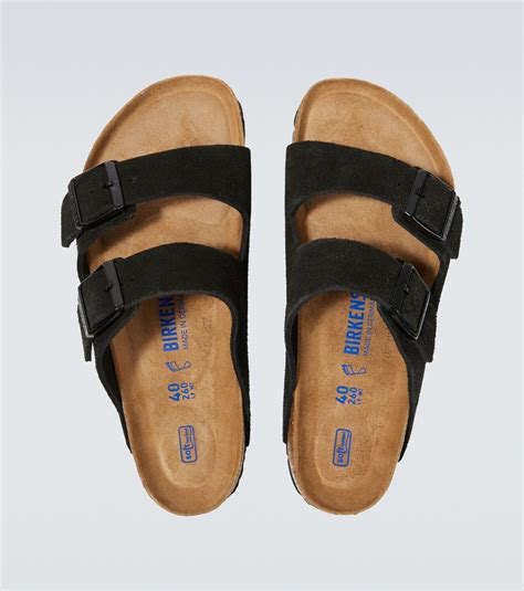 Birkenstock Men Arizona Suede Sandals Birkenstock