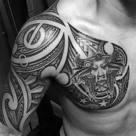 Tribal Taurus Bull Tattoo / Taurus Tattoos Designs, Ideas and Meaning ...