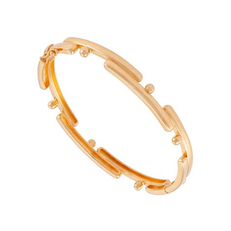 916 Gold Si Dian Jin Designer Series Propinquity Bangle On Cheong