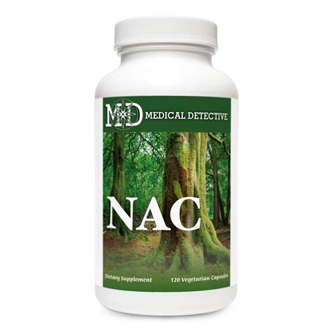 NAC (120 Capsules) - Medical Detective MD