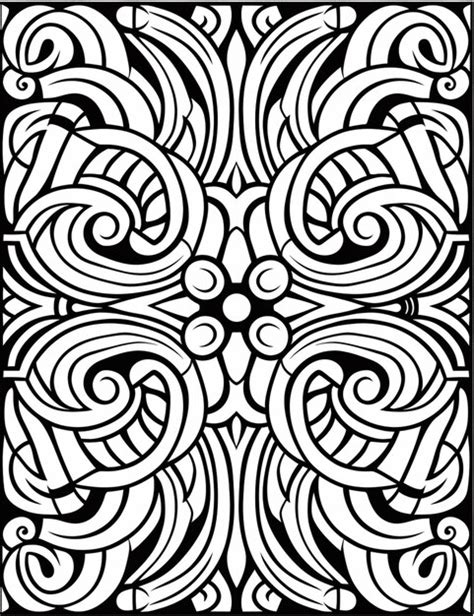 Premium Photo Celtic Coloring Pages For Adults Generative Ai