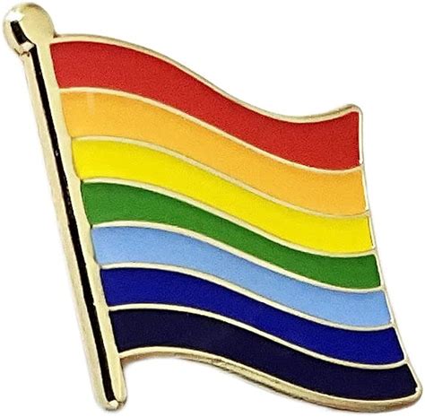 Gay Lesbian Pride Lgbt Lgbtq Flag Lapel Pins Clothing