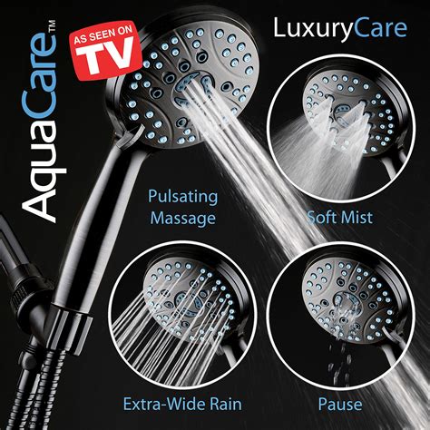 Mua AquaCare High Pressure 8 Mode Handheld Shower Head Anti Clog