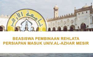 Beasiswa Al Azhar Mesir Rehlata