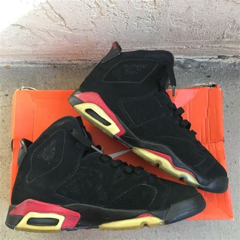 Jordan Shoes Air Jordan 6 Retro Black Varsity Red 20 Poshmark