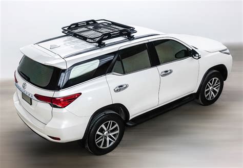 Toyota Fortuner 2016 Current Slimline II Roof Rack Kit By Front