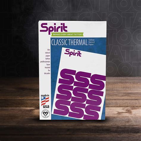 PAPEL HECTOGRAFICO SPIRIT THERMAL 100 UNI Tecno Tattoo