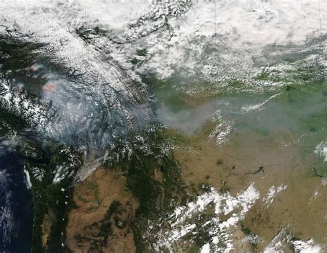 Bc Wildfire Smoke Looks Massive From Outer Space