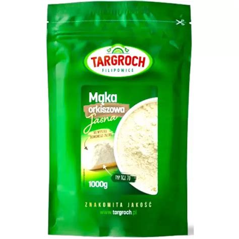 Targroch Mąka orkisz 1000g orkiszowa jasna typ 600 tgl63 Błonnik