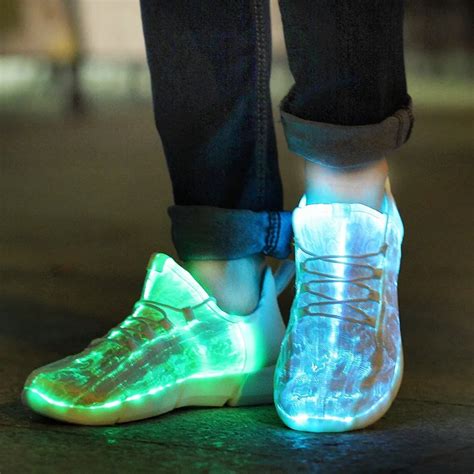 Shopify Luminous Sneakers Glowing Light Up Shoes for Kids White LED Sneakers Children Flashing ...