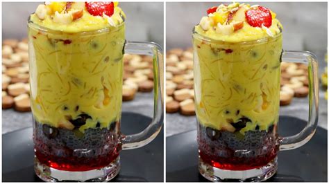 Fruits Custard Falooda Ramadan Special Iftar Special Custard