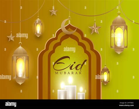 Eid Mubarak Eid Al Adha Eid Al Fitr Arabesque Islamic Vector Design