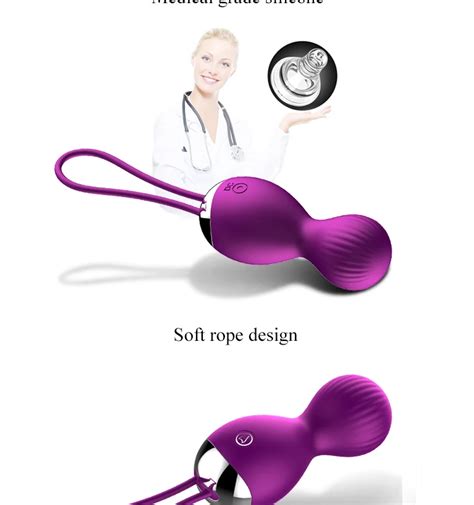 Usb Rechargeable Ben Wa Kegel Balls Vagina Vibrating Sex Toys For Woman