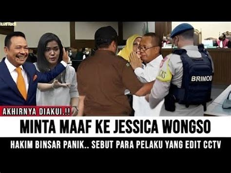 Panik Hakim Binsar Akui Begini Di Depan Jessica Wongso Pelaku Ini