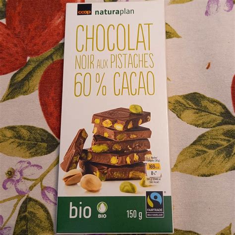 Coop Naturaplan Chocolat Noir Au Pistaches Reviews Abillion