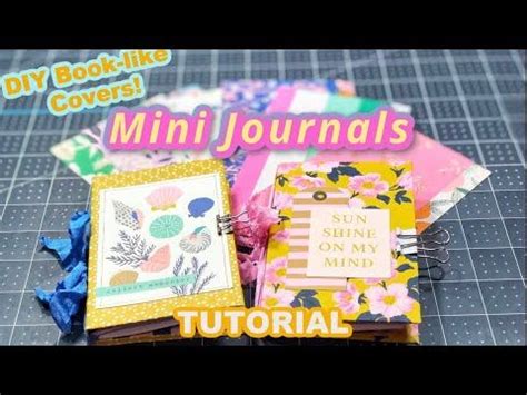 Mini Journals With Sturdy Covers TUTORIAL YouTube In 2021 Mini