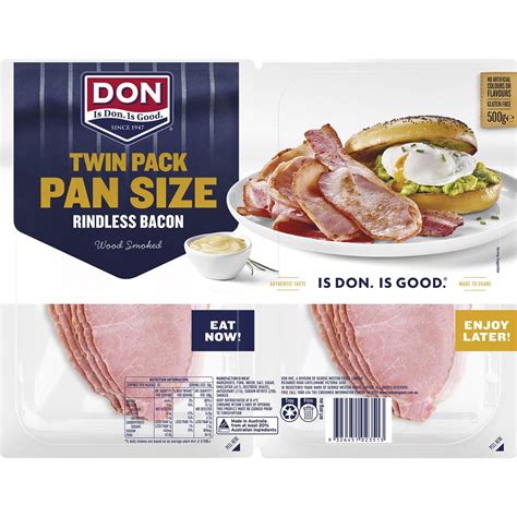 Don Rindless Bacon Pan Size 2 Pack Woolworths