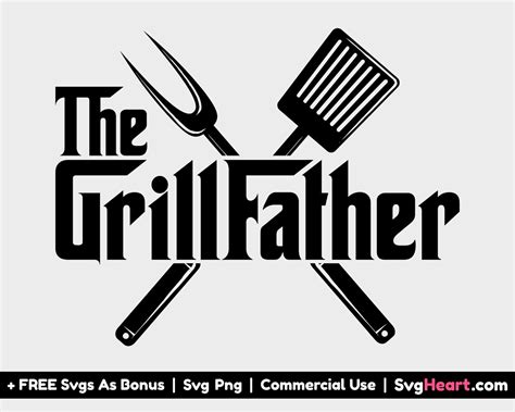 The Grill Father Svg Files For Cricut Grill Master Svg Etsy