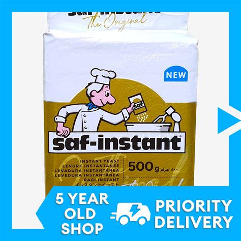 SAF INSTANT GOLD YEAST For Baking Bread 125g 500g Cake Flour Dough