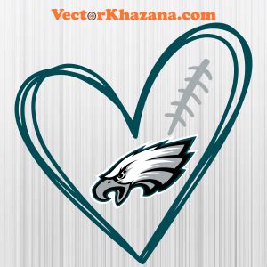 Philadelphia Eagles Heart Svg Png Online In Usa