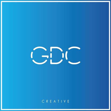 Premium Vector Gdc Premium Vector Latter Logo Design Creative Logo