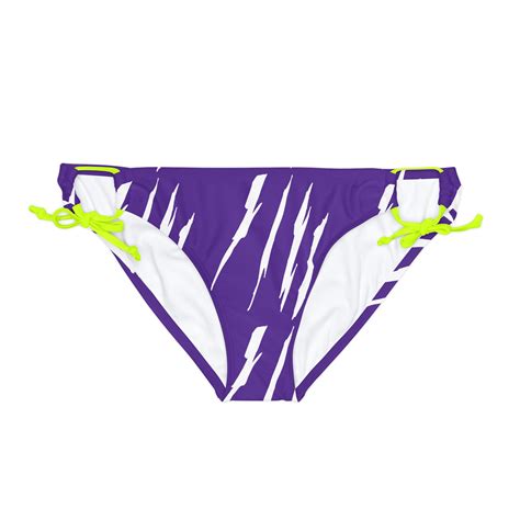 Effete Feline Claw Marks Scratch Loop Tie Side Bikini Bottom Aop Walmart