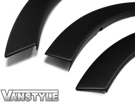 Black Abs Wheel Arch Covers Ford Transit Custom Vanstyle