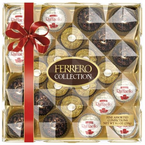 Ferrero Chocolate Pralines Collection Box With Raffaello Ferrero