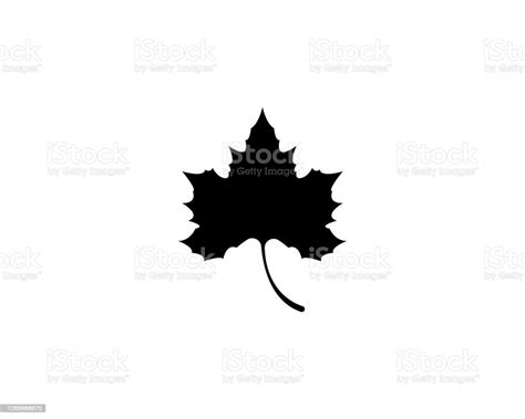 Maple Leaf Vector Icon Illustration Stock Illustration Download Image