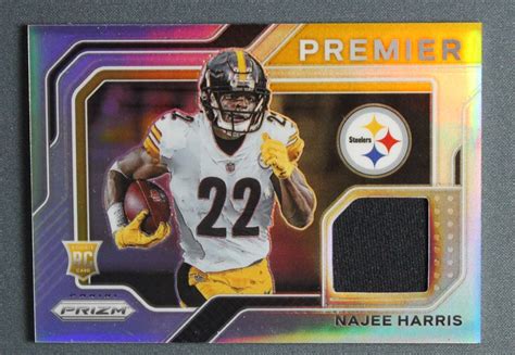 Panini Prizm Najee Harris Prizm Premier Jersey Pj Pittsburgh