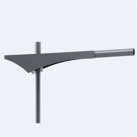 Console Pour Lampadaire Urbain En Acier Galvanis Aro Groupe Ragni