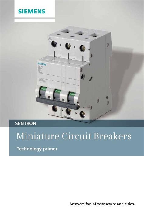 PDF SENTRON Miniature Circuit Breakers Miniature Circuit Breakers