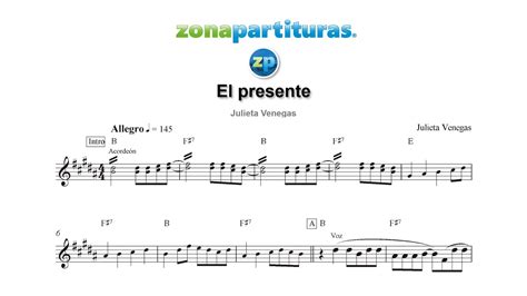 Partitura El Presente Julieta Venegas Youtube