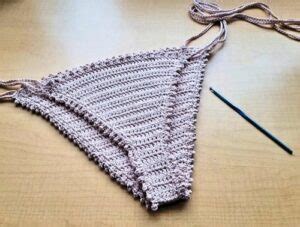 Fun And Flirty Crochet Bikini Bottom Tutorial With Picot Border Crochet Everything