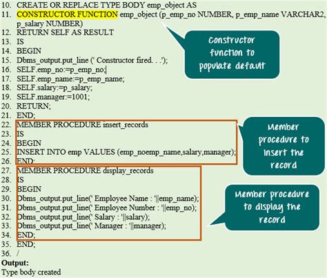 Oracle PL SQL Object Types Tutorial With EXAMPLES