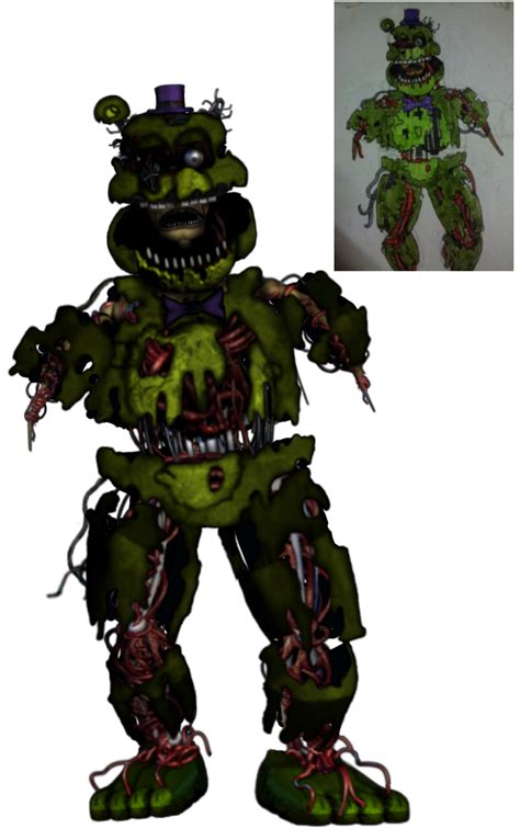Recreation Of Fredear Drawing Old Edit By Karolcito99 On Deviantart