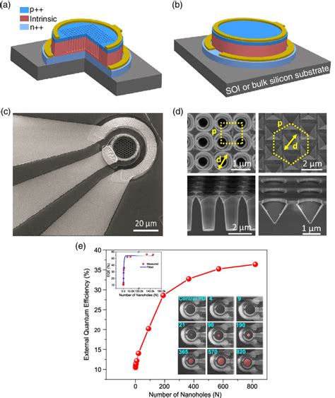 A Schematic Of Si Pin PD With Integrated PT Structures For An I Layer