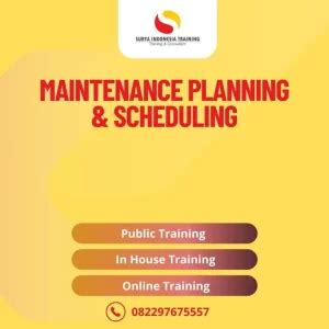 Pelatihan Maintenance Planning Scheduling Surya Indonesia Training