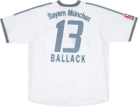 Bayern Munich Match Issue Signed Away Shirt Ballack