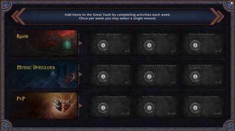 Weekly Great Vault Rewards Can Offer Duplicate Items in Shadowlands : r/wow