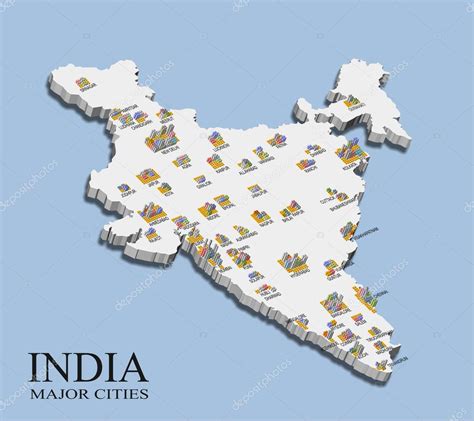 India city population map