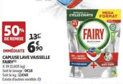 Anti Crise Fr Capsules Lave Vaisselle Fairy Chez Auchan Supermarch