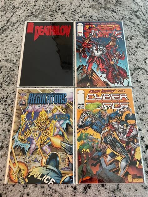 4 Image Comic Books Cyber Force 2 5 Regulators 3 Deathblow 1