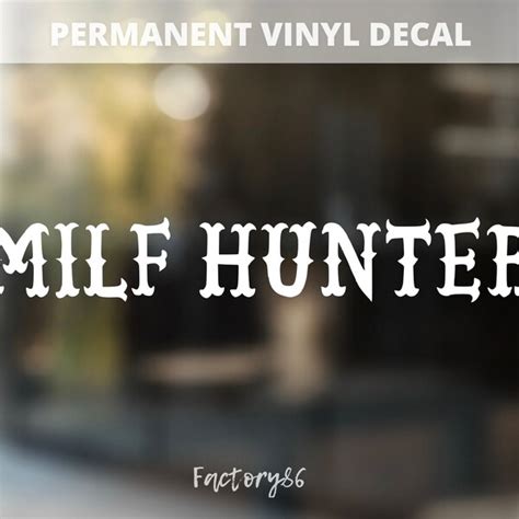 Stupid Bumper Sticker Milf Etsy