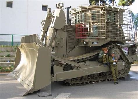 Israelis Invulnerable 60 Tonne Robot Bulldozer Force To Double The