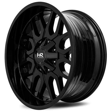 20 Hardrock Wheels H709 Commander Gloss Black Off Road Rims HDR046 1