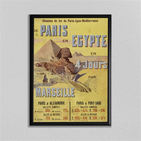 Egypt Poster Egyptian Art Print Cairo Wall Art Mummy Etsy