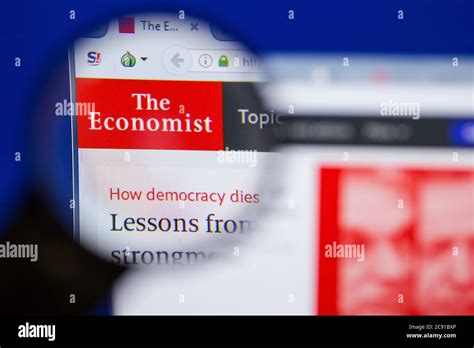 Front Page Of The Economist Hi Res Stock Photography And Images Alamy