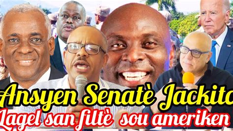 Wowansyen Senat Jacque Sauveur Jean Mande Kons Y La Pou Yo Vire