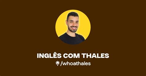 INGLÊS THALES Instagram Linktree